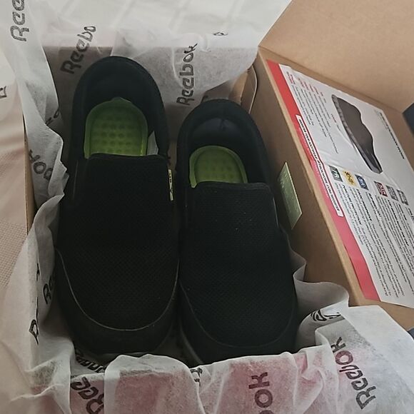 Reebok Men's Sublite Cushion Athletic Work Safety Shoes 4W 6.5 Black - Picture 5 of 16